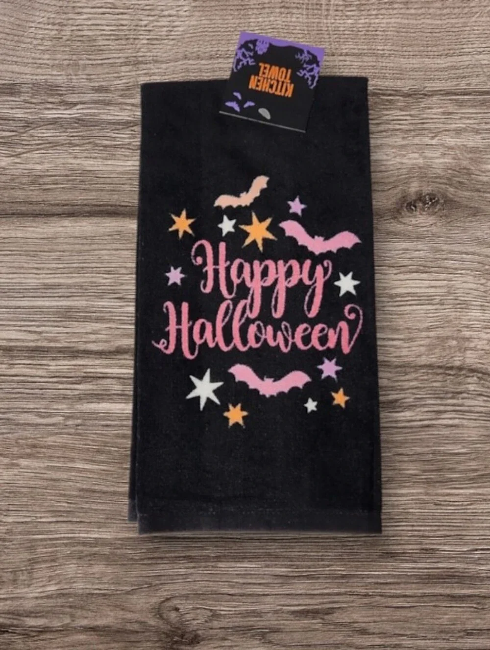 Halloween Themed Kitchen Towels & Skull & Crossbones Bag Clips